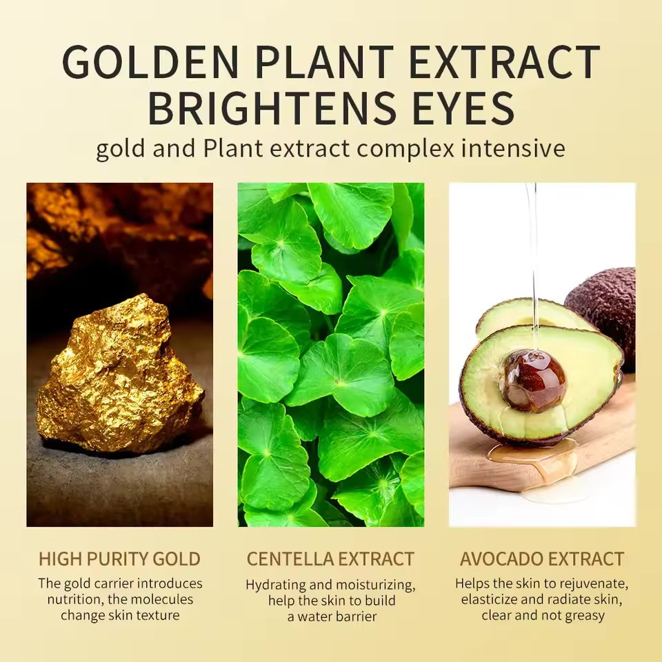 Avocado & Gold Collagen Under-Eye Patches